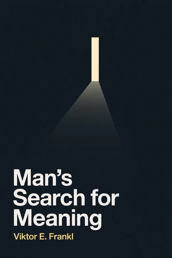Man's Search for Meaning by Viktor E. Frankl