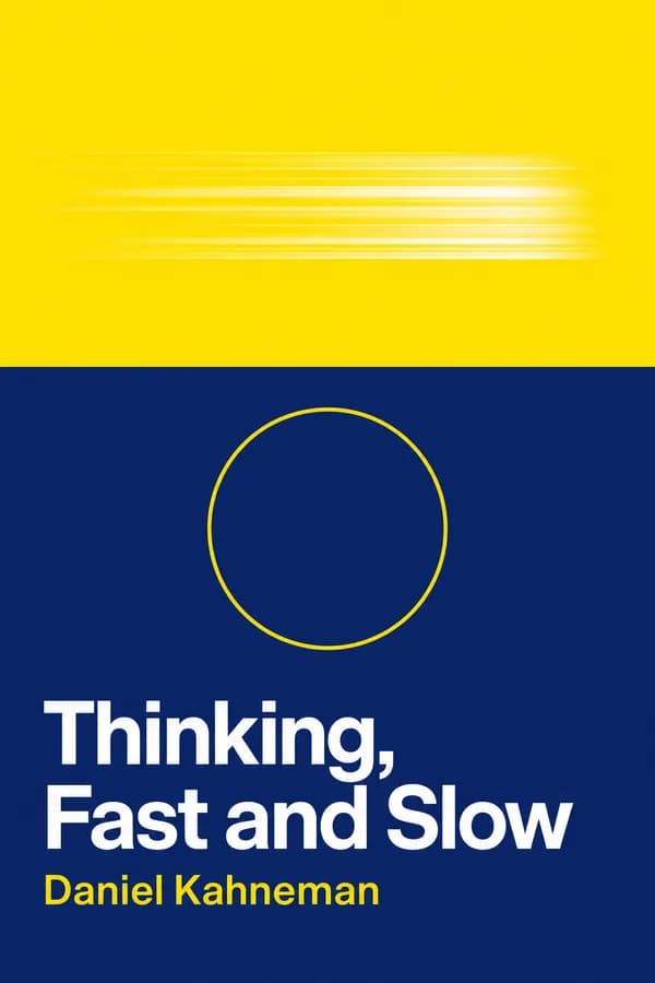 Thinking, Fast and Slow by Daniel Kahneman